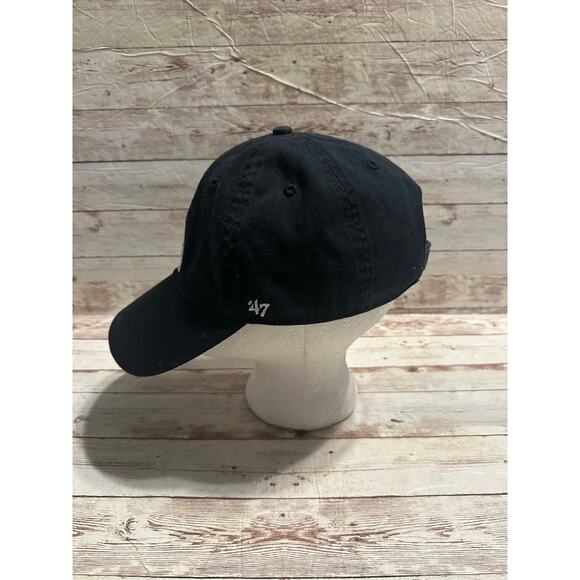 '47 Genuine LA Dodgers Baseball Cap Hat One Size Adjustable Black MLB - Picture 4 of 5